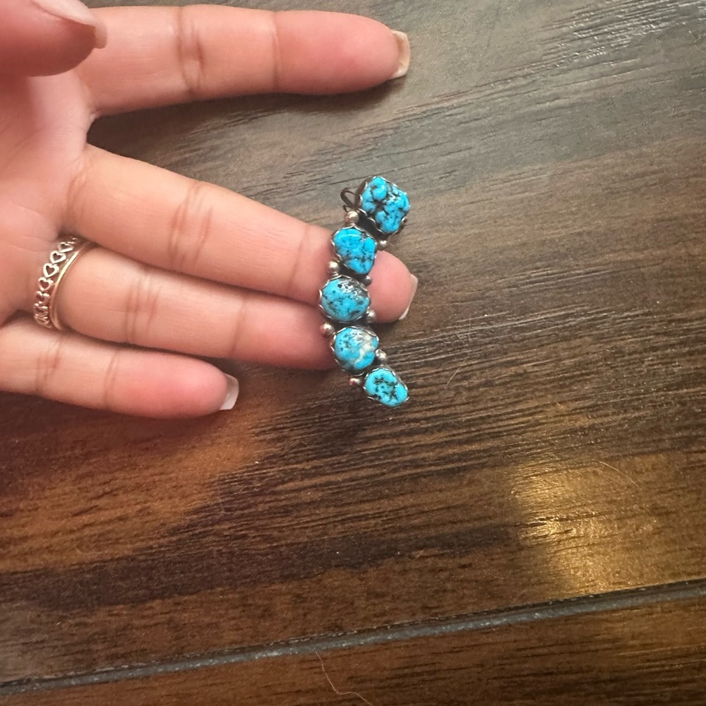 Turquoise Ear Climber